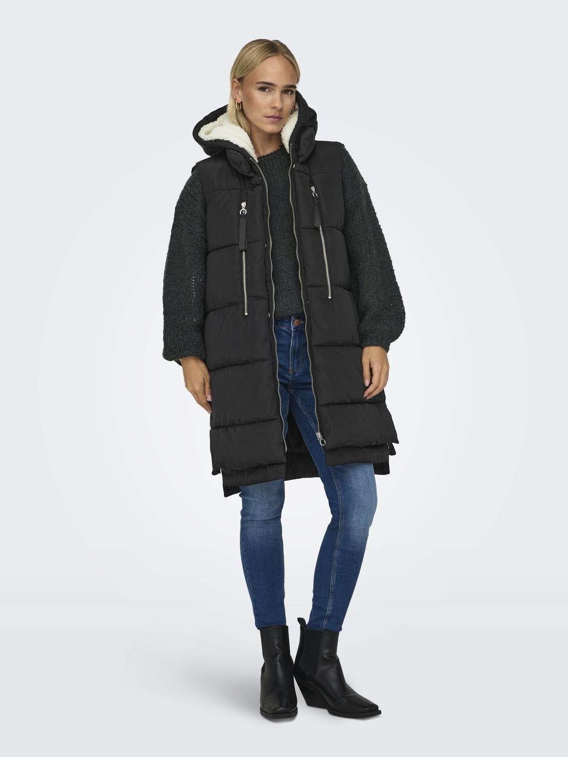 ONLNEWNORA Daunenweste Black