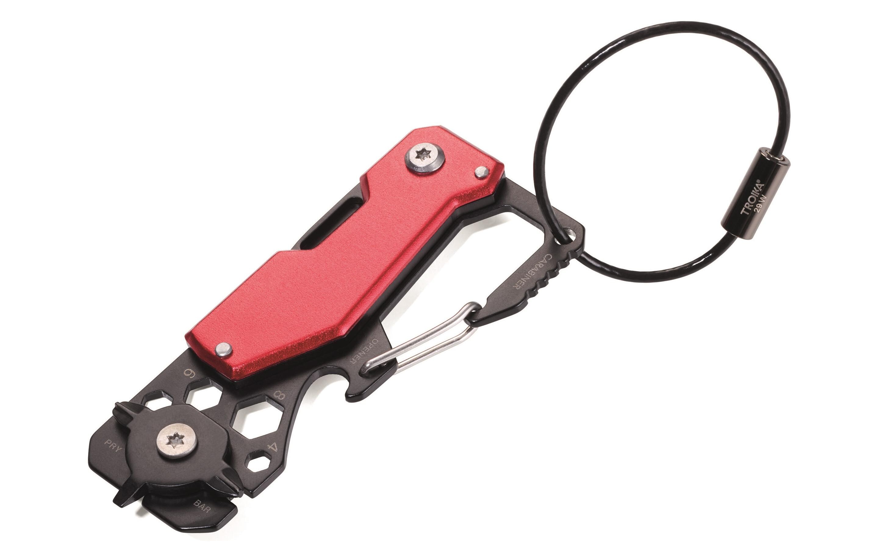 Taschenmesser Toolinator 10 Funktionen Rot/SchwarzTaschenmesser mit Wechselbaren Werkzeugen