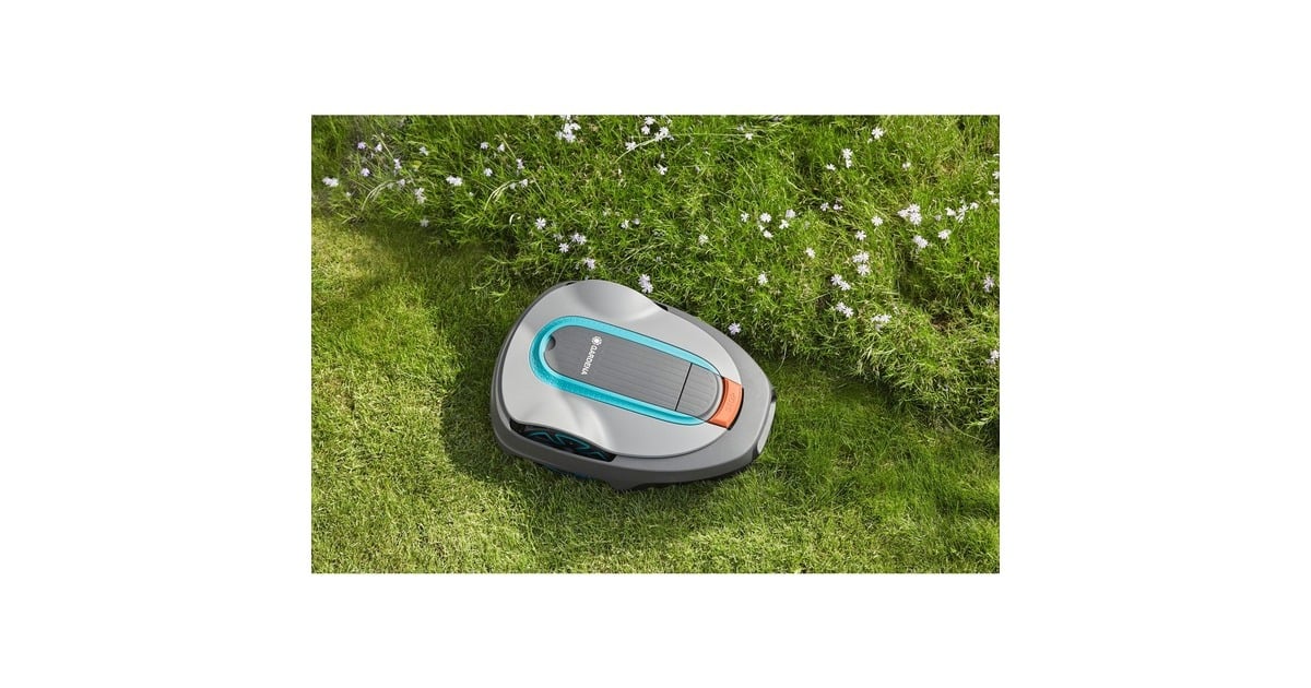 GARDENARobotmaaier SILENO city 250  (Grijs/turquoise, 15001-26, 250 m², Li-ion accu inbegrepen, Bluetooth)