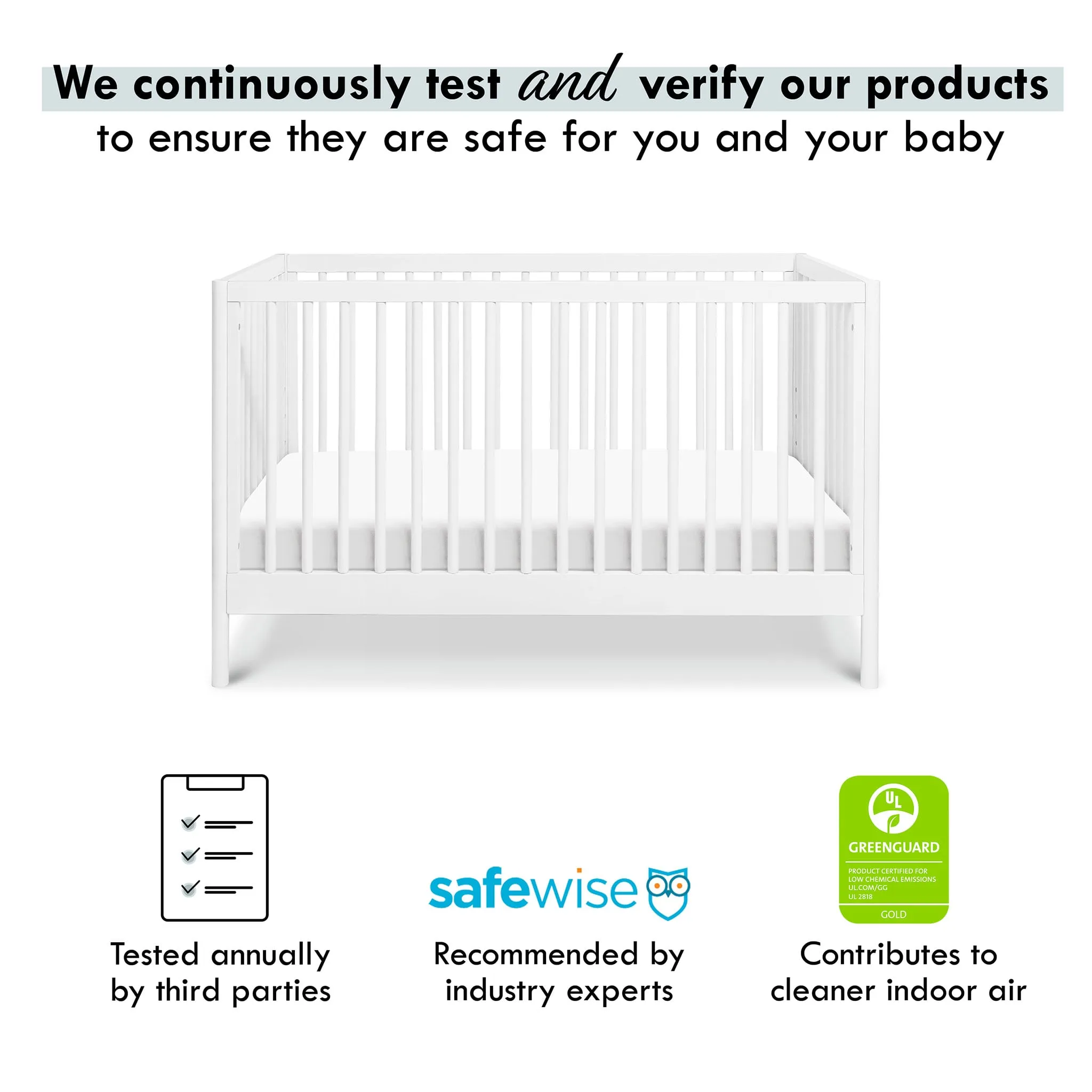 DaVinci Couchette Convertible 3-en-1 Birdie - Blanc