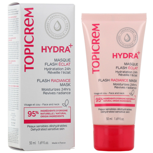 Masque hydratant éclat pour peaux sensibles Topicrem Hydra+