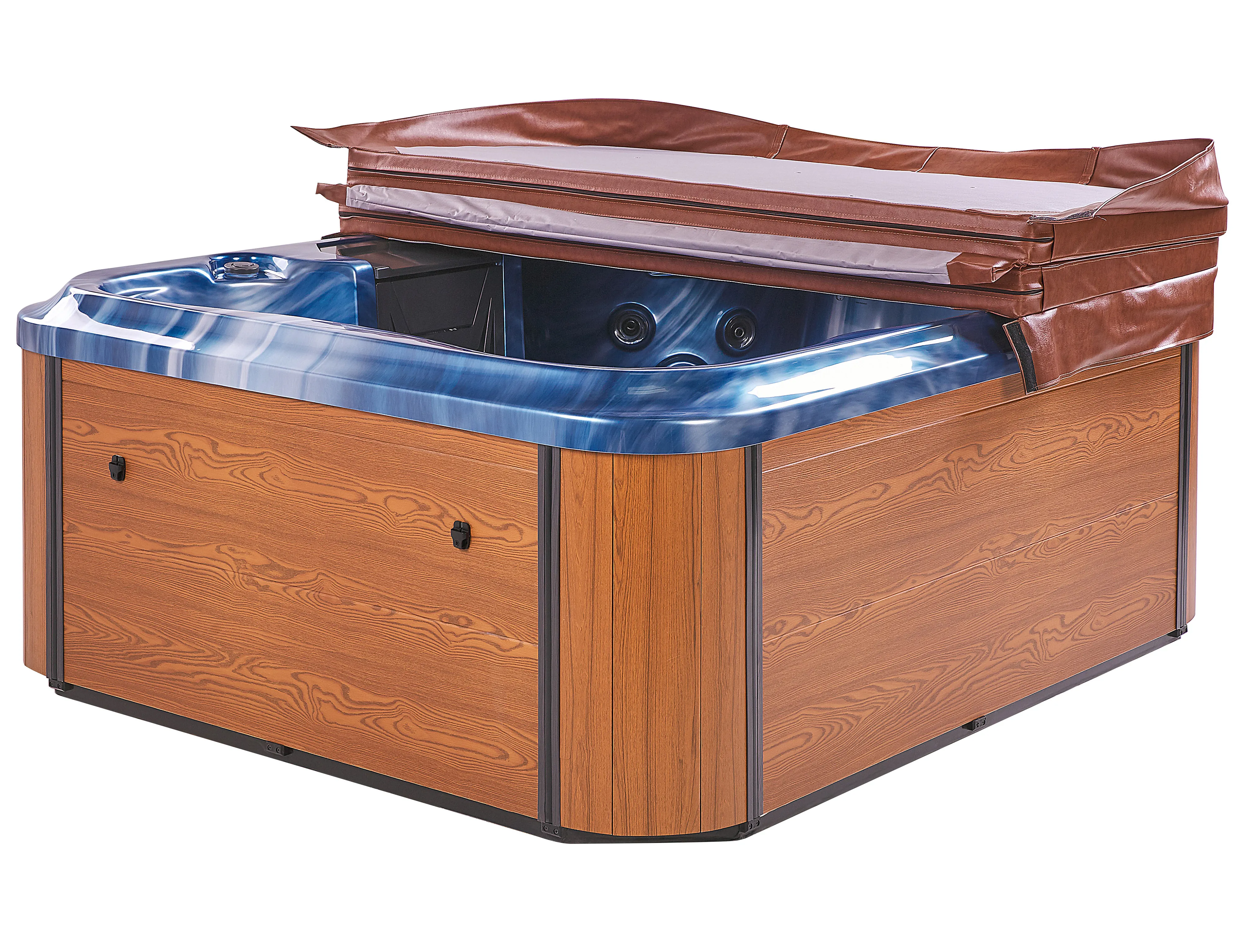 Buiten hottub met LED ARCELIA Blauw