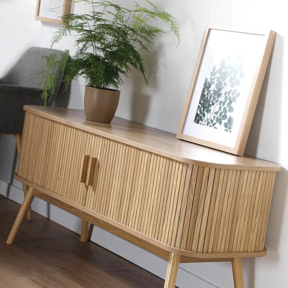 CALICOSY - TV-Meubel ERNEST - Licht hout - 55x119x39 cm