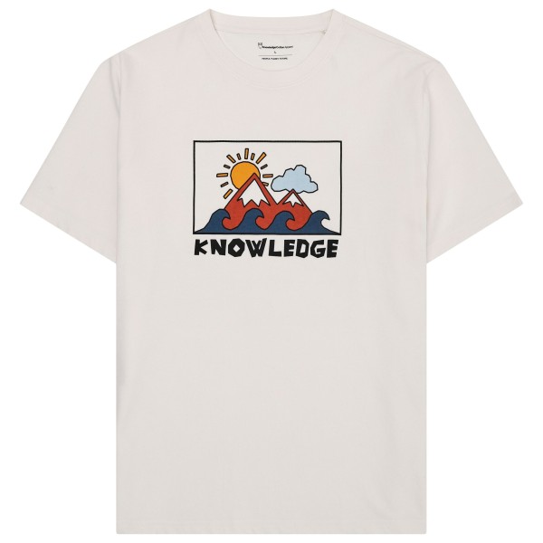 KnowledgeCotton Apparel - Regenerative Organic Cotton Front Print T-Shirt - T-shirt