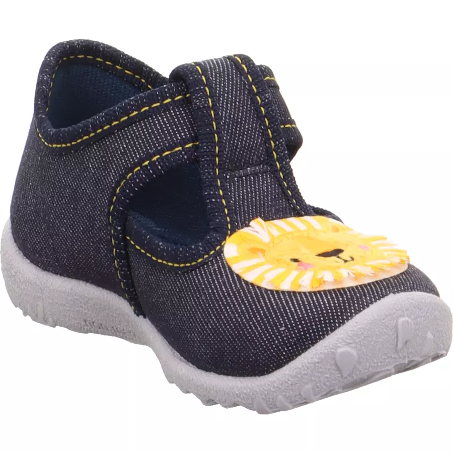 superfit Hausschuh Spotty Löwe dunkelblau (mittel)