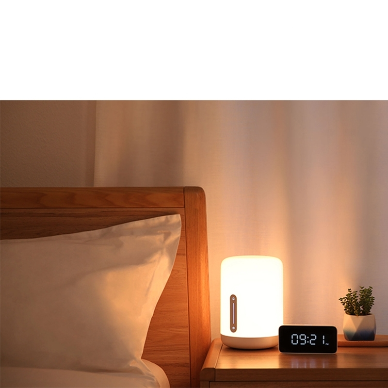 Mi Bedside Lamp 2 LED Smart Light Nachttischlampe mit Touch Control für iOS / Android (Apple HomeKit / Alexa kompatibel) - Weiss