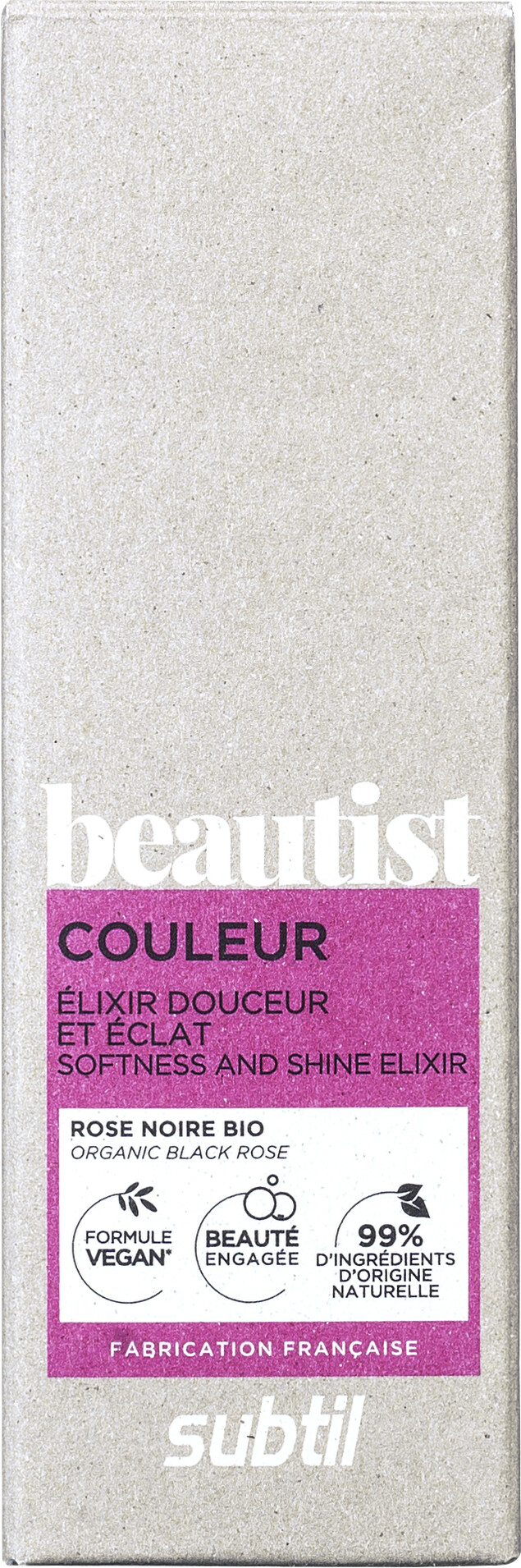 Subtil Beautist - Softness And Shine Elixir - Organic Black Rose 50 ML
