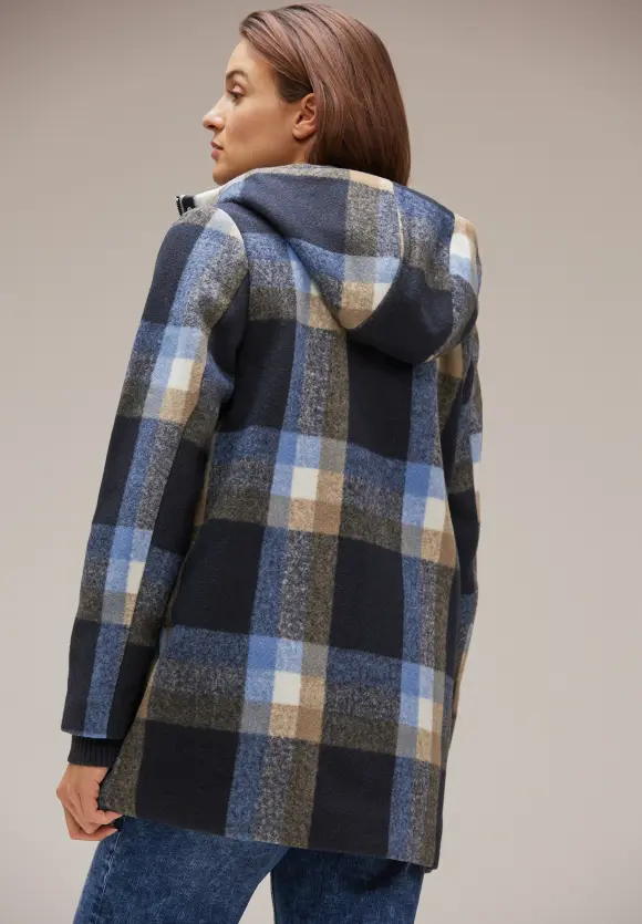 Hoodie Karojacke - gravity blue