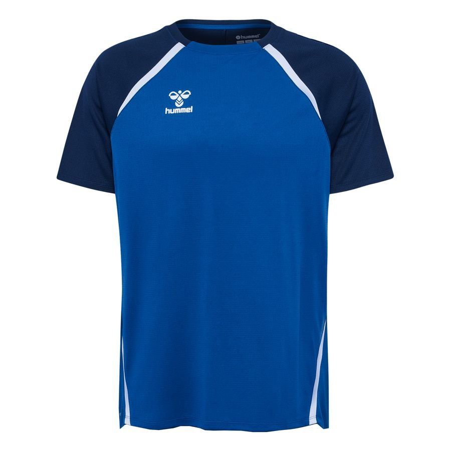 Hummel T-shirt d'Entraînement hmlLEAD 2.0 - Bleu/Bleu Marine/Blanc