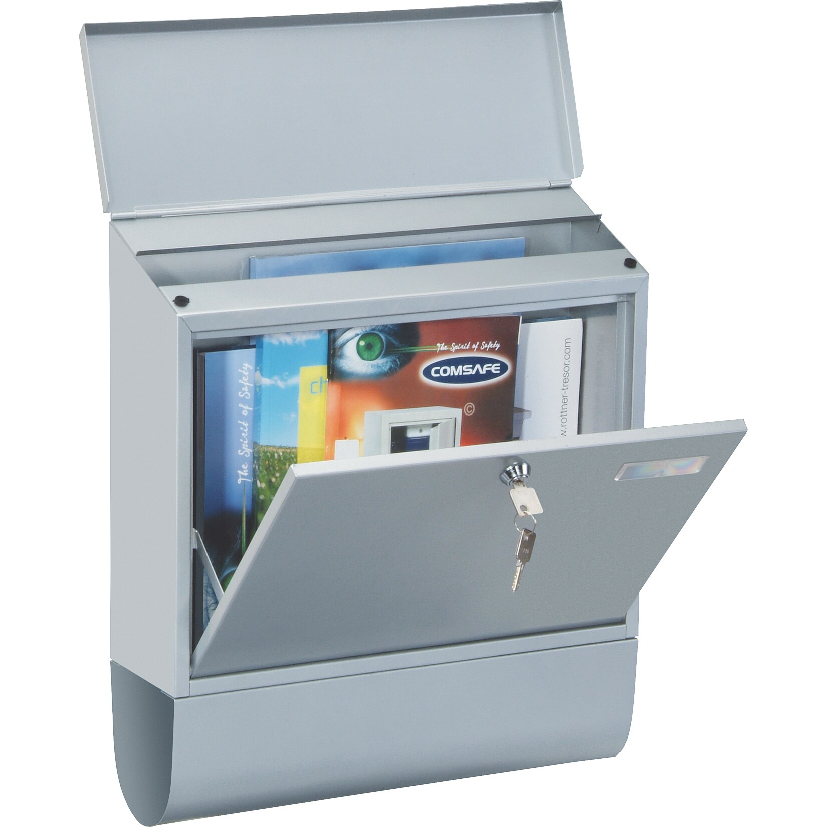 Rottner Villa Spezial Briefkasten silber
