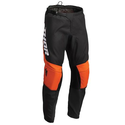 Pantalon cross Thor SECTOR CHEV CHARCOAL RED ORANGE ENFANT - Gris / Orange