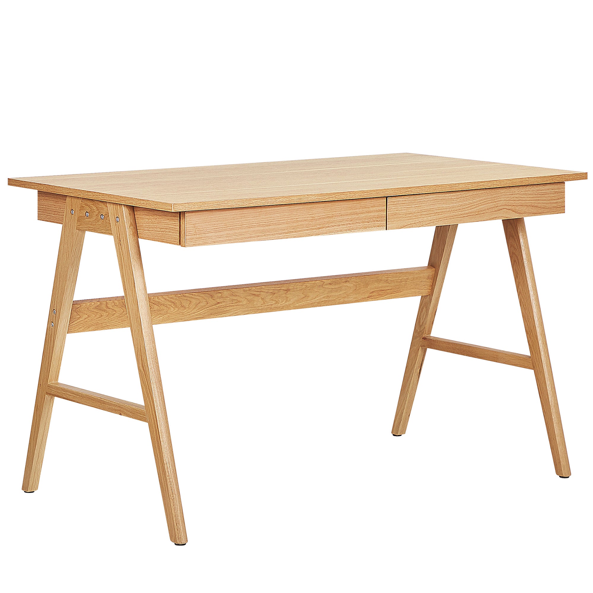 Beliani - SHESLAY - Bureau - Lichte houtkleur - MDF