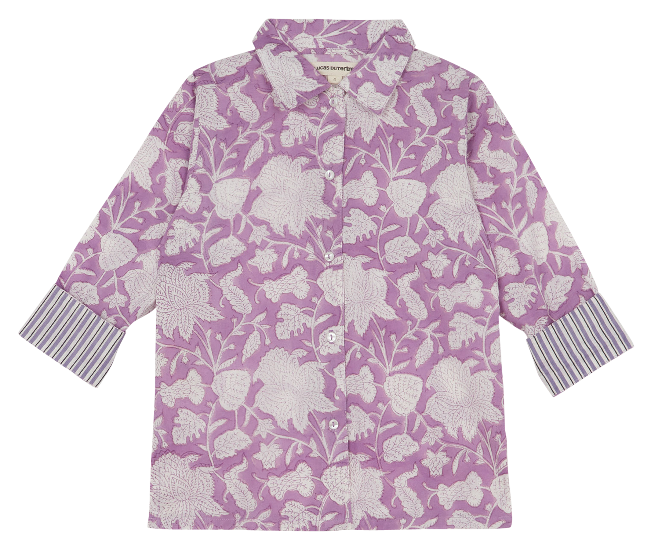 Pyjama imprimé en coton- 15 ANS - EDITION LIMITEE | Violet