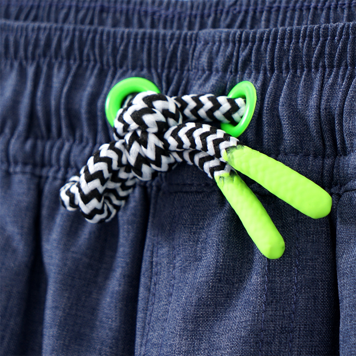 Yigga Jungen Badehose mit Tunnelzug dunkelblau