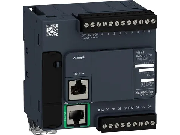Schneider Electric TM221CE16R, IP20, 50 - 60 Hz, -10 - 55 °C, -25 - 70 °C, 95 mm, 70 mm