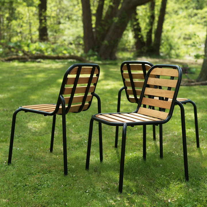 Normann Copenhagen - Vig Outdoor Stuhl, dunkelgrün