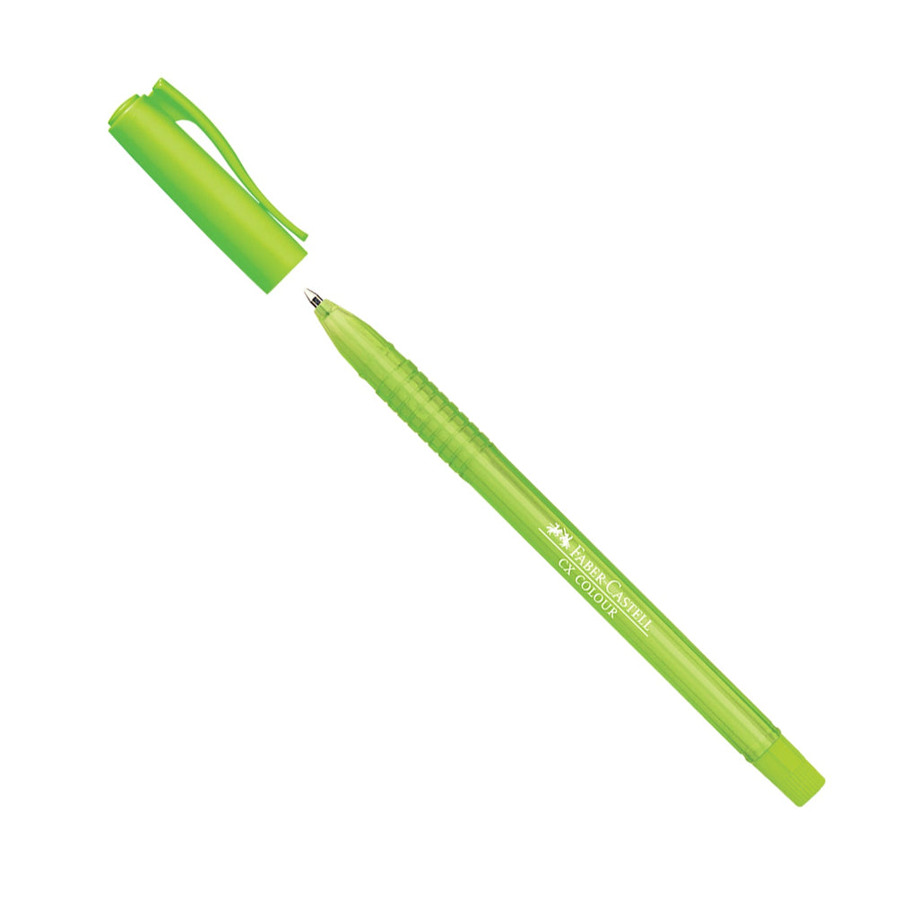 Esferográfica Colour 1mm Verde Claro Faber Castell
