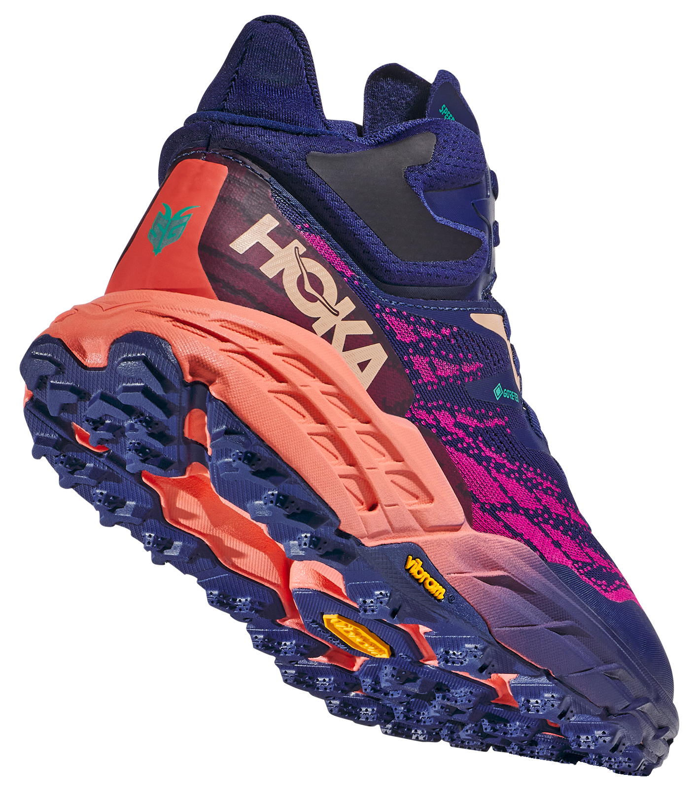 Speedgoat 5 Mid GTX Dame BBCML/Bellwether Blue/Camellon