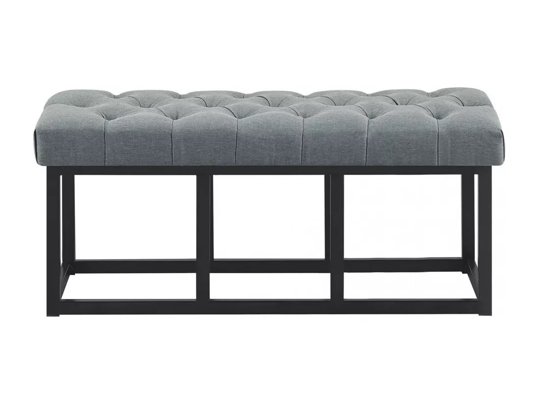Banquette - Tissu - Gris foncé - Amun