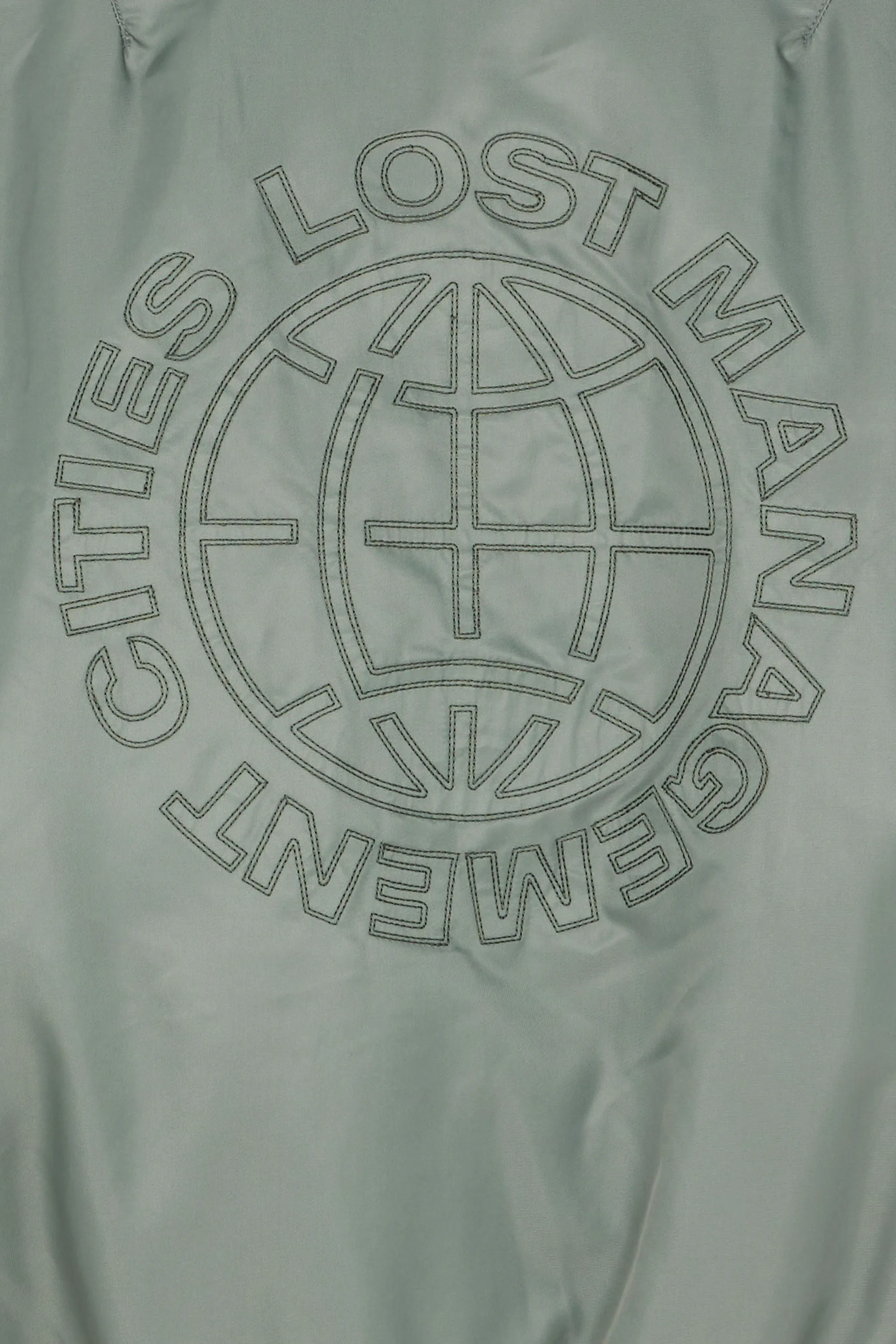 LOST MANAGEMENT CITIES Bomber WHELL MA-1 JACKET Kaki
