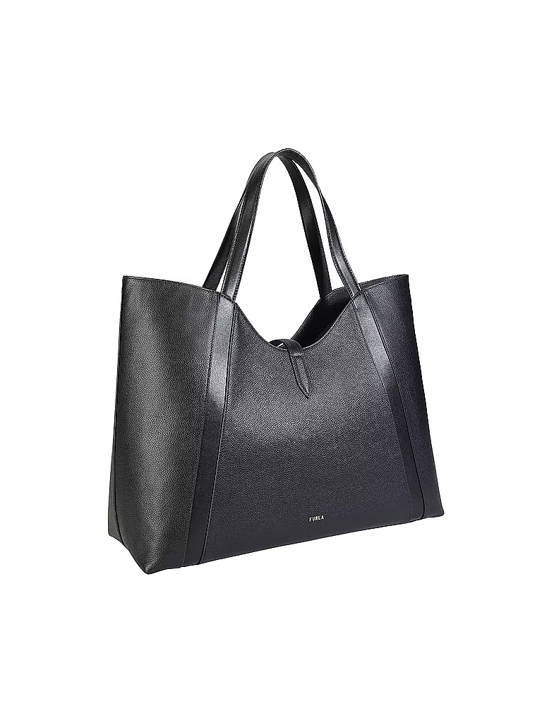 FURLA Ledertasche - Shopper GOCCIA XLarge schwarz