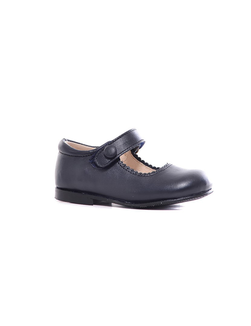 Dark Blue Carneira Flats