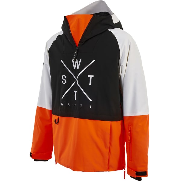 Veste de ski WATTS XMETOD JR BLACK/FLUO ORANGE