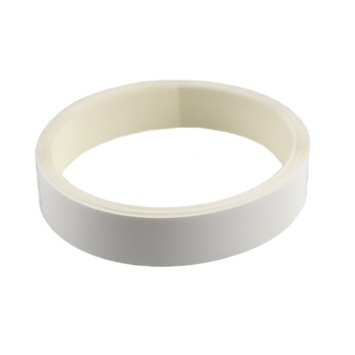 Strijkband rechtkant wit 23 mm (rol 2,5 m)