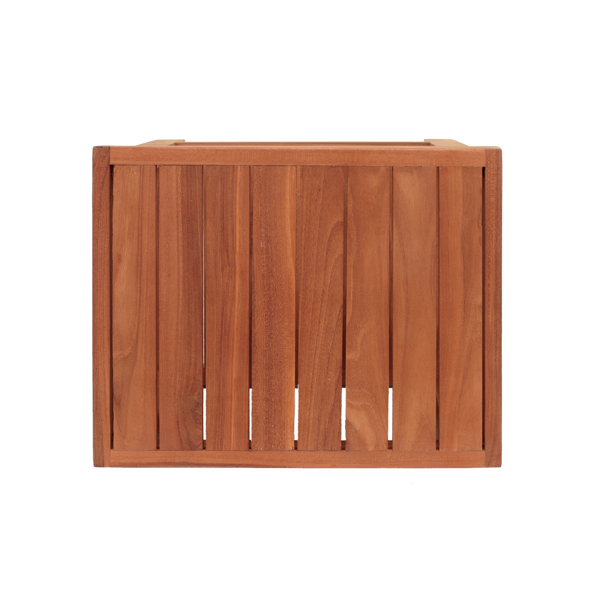 Beistelltisch 'Harrie', Teak, B 44 cm, T 34 cm, H 43 cm von fischer's lagerhaus