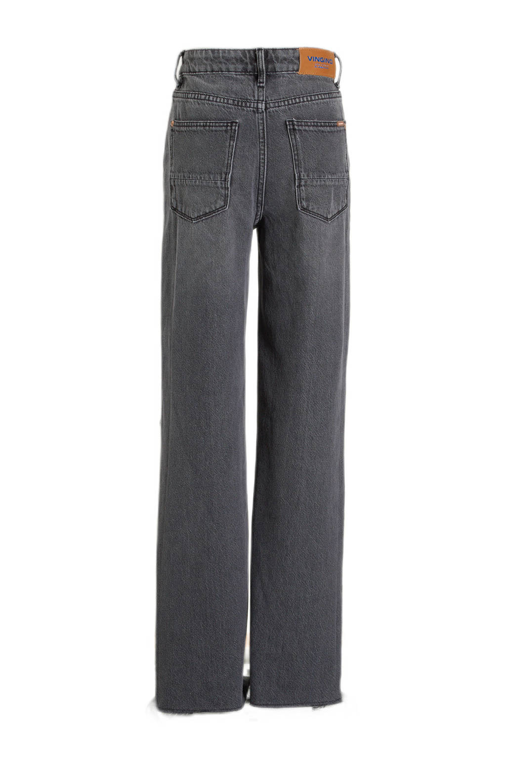 Vingino high waist wide leg jeans Cato Destroy black vintage