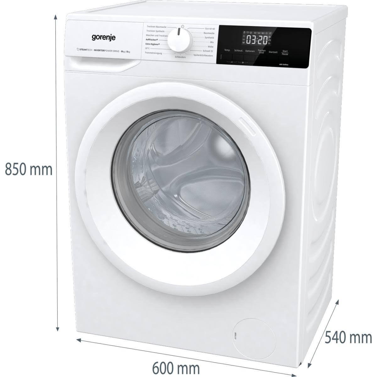 Gorenje W3D2A854ADPS/DE Waschtrockner