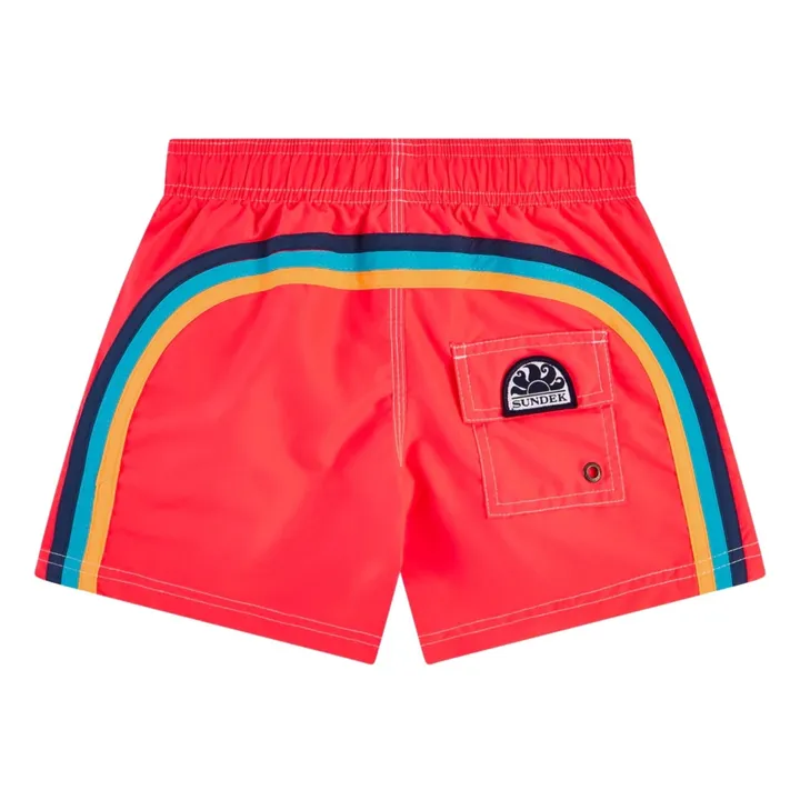 Sundek Short de Bain Board Arc | Rouge