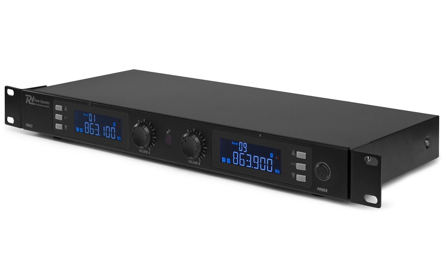 Funksystem PD632H<br>2-Kanal UHF Funkmikrofon Set Digital