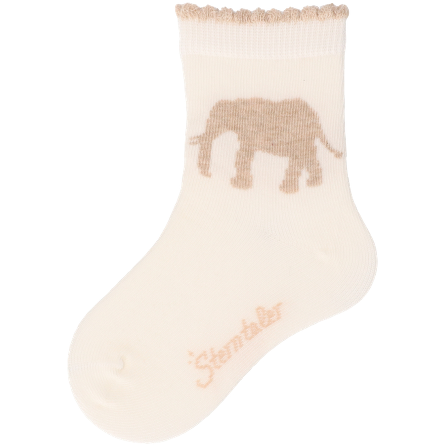 Sterntaler Socken 3er-Pack Afrika ecru