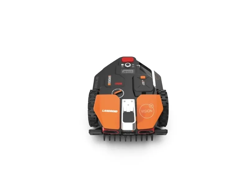 WORX Landroid Vision M800, Robot plæneklipper, 800 m², 19 cm, 3 cm, 6 cm, Roterende knive