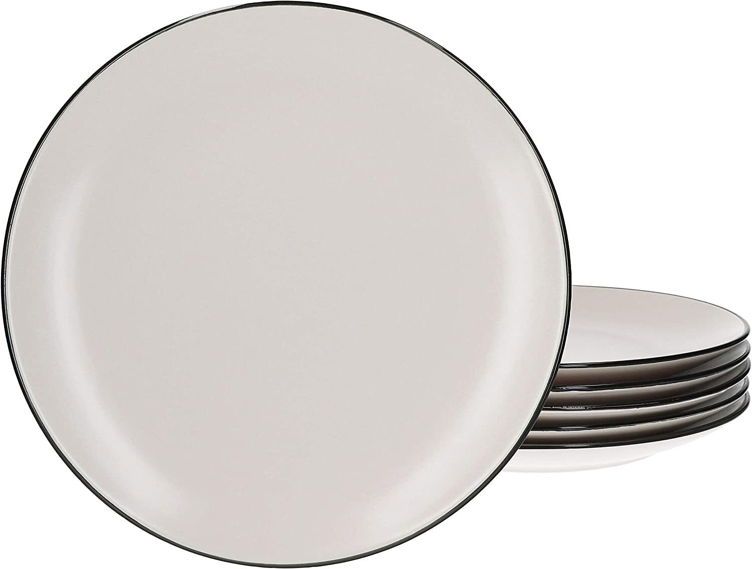 Teller flach Campo taupe