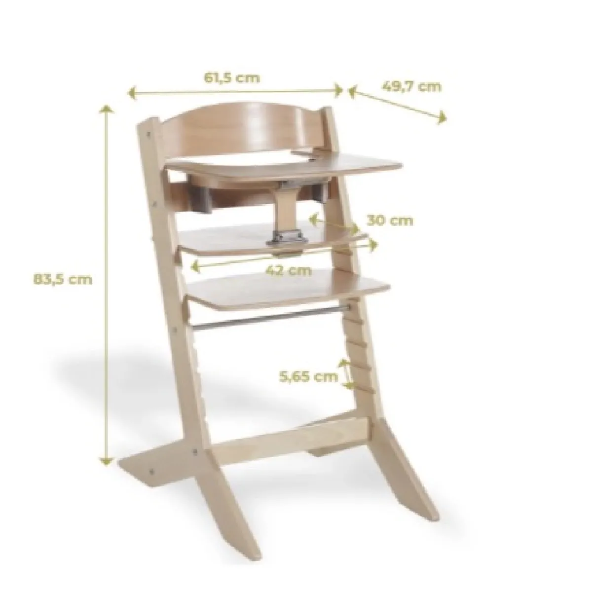 GEUTHER Chaise haute évolutive SYT Arceau