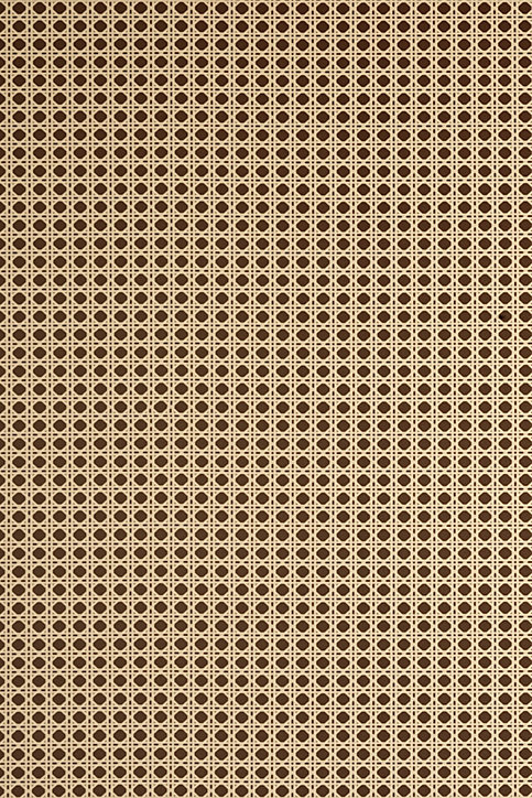 Film adhésif décoratif D-C-Fix Dekore Woven Cane PVC avec adhésif Cannage Structuré Mat et satiné beige, anthracite L. 200 x l. 45 cm