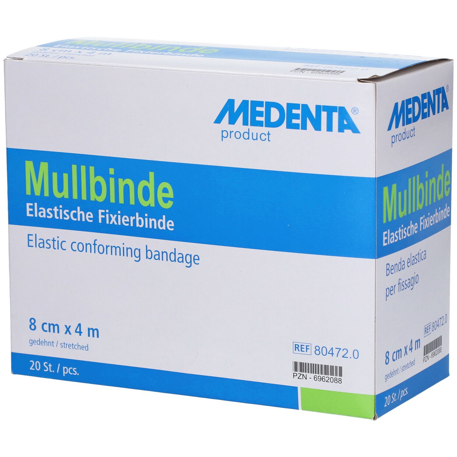 Mullbinde elastisch 8 cm x 4 m