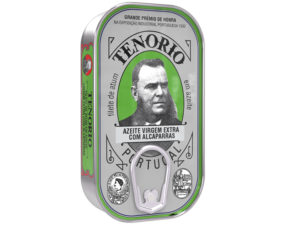 FILETE ATUM TENÓRIO AZEITE C/ALCAPARRAS 120(78)G