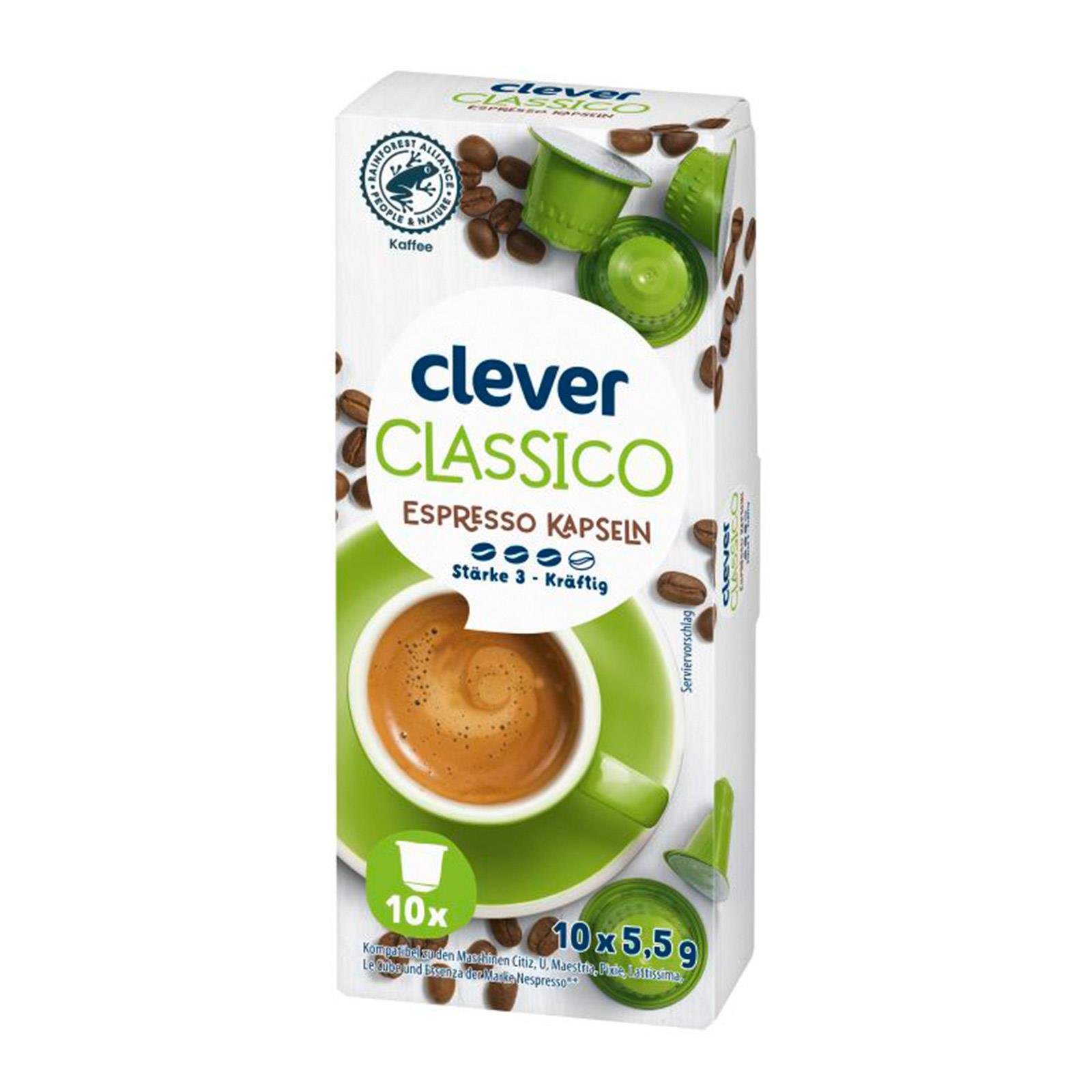 Clever Classico Espresso Kapseln