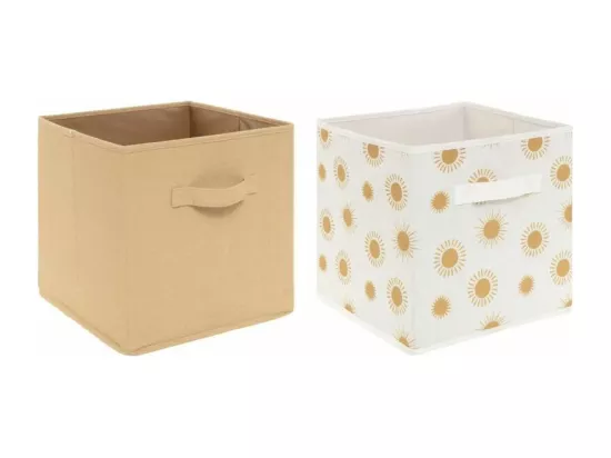 Lot de 2 Boîtes de Rangement 