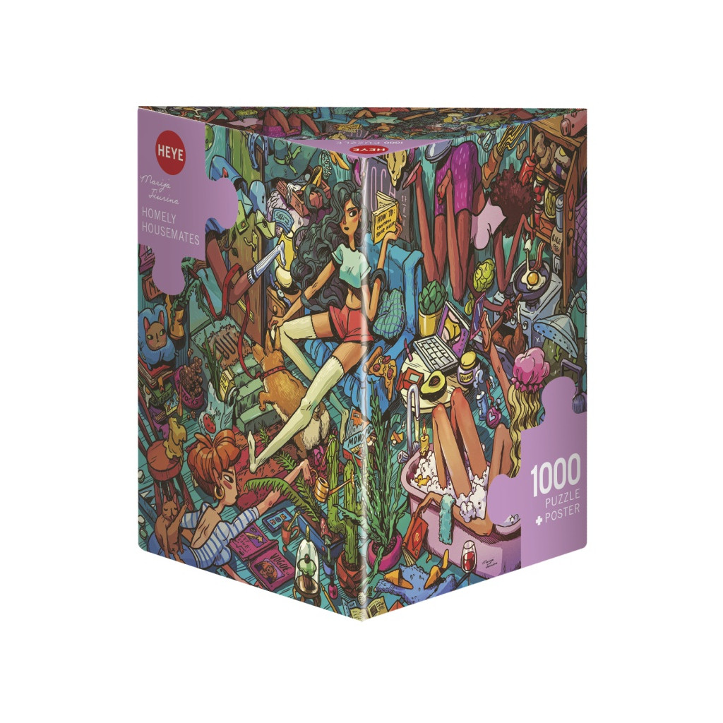 Puzzle - Homely Housemates - 1000 Pièces