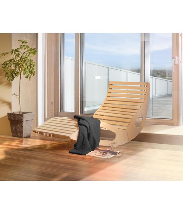 Weka Wellnessliege inkl. Saunatuch