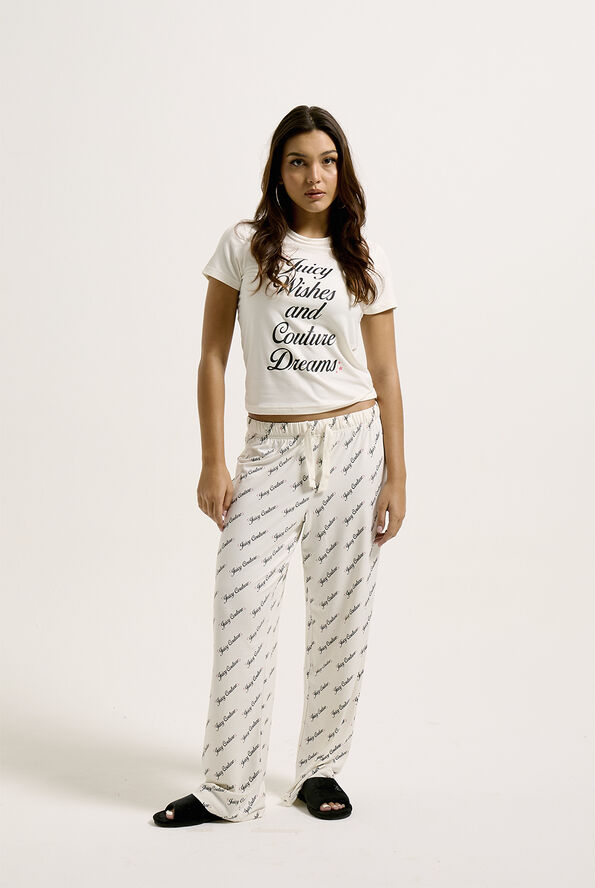 Juicy Couture JUICY WISHES SHORTSLEEVE PYJAMA SET Sugar swizzle