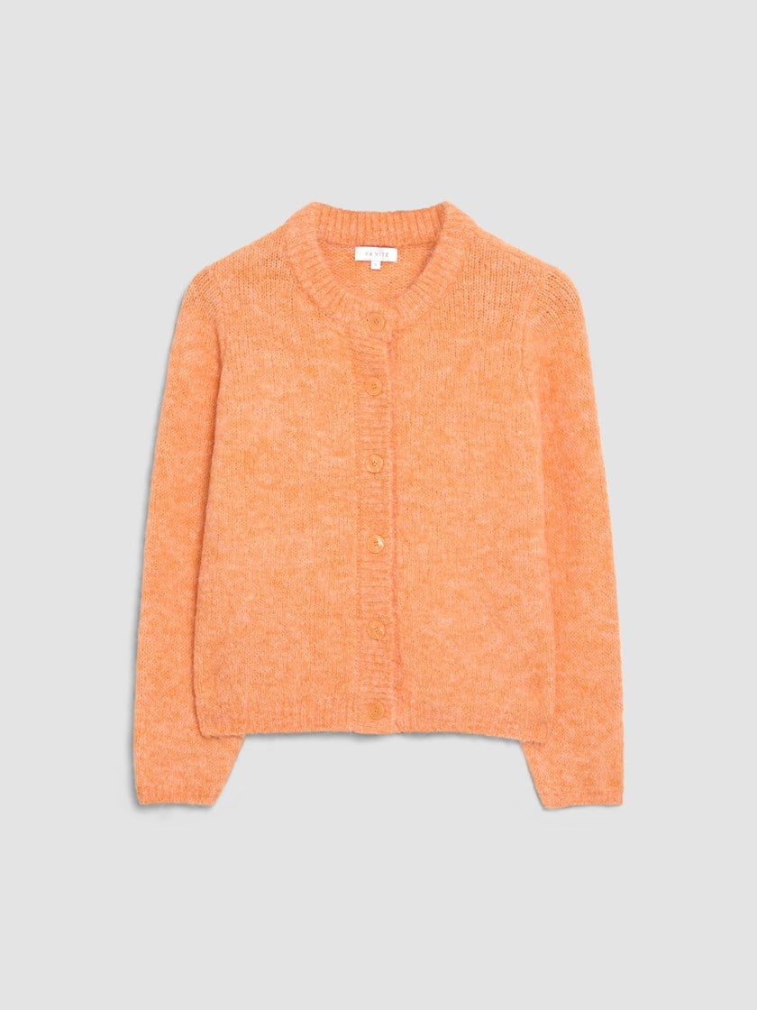 Kallie cardigan Papaya Punch