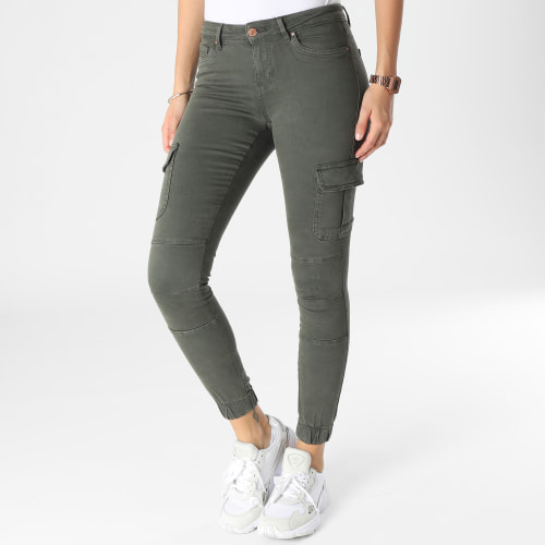 Pantalon Cargo Skinny Femme Missouri Vert Kaki