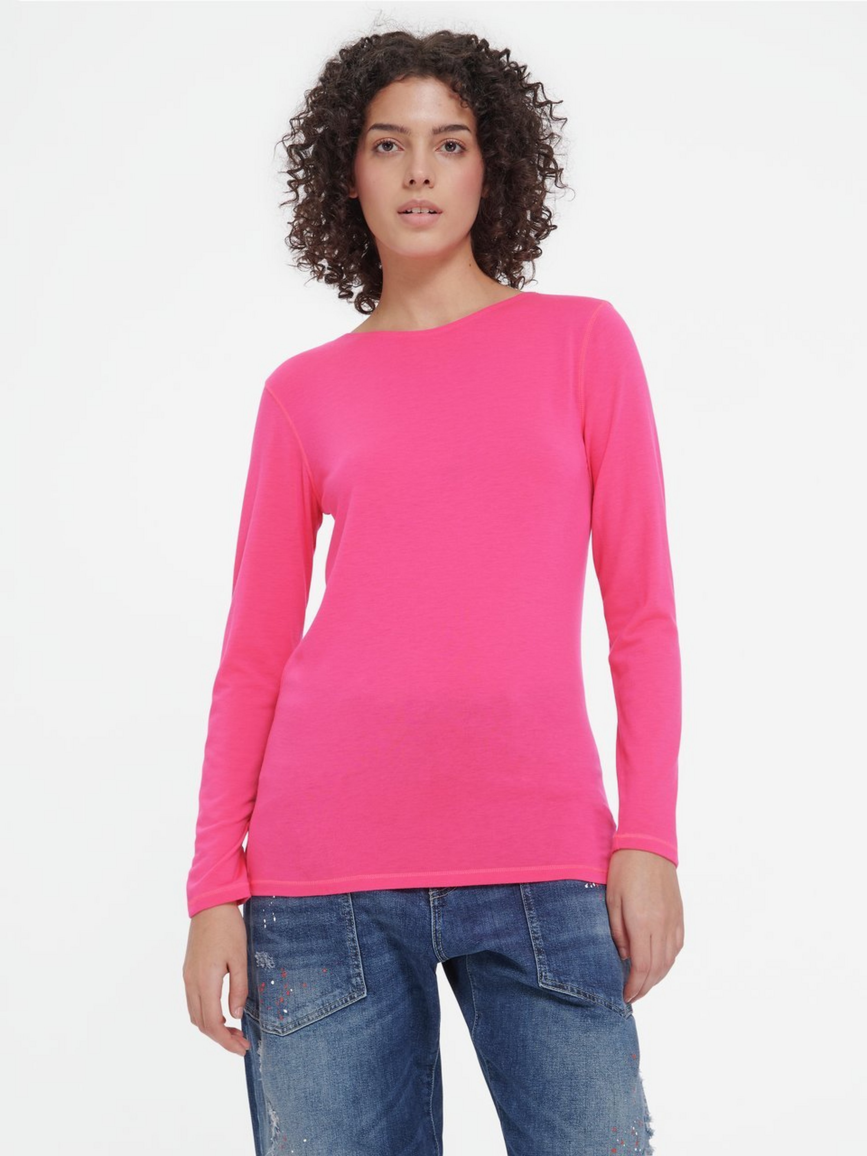 Rundhals-Shirt