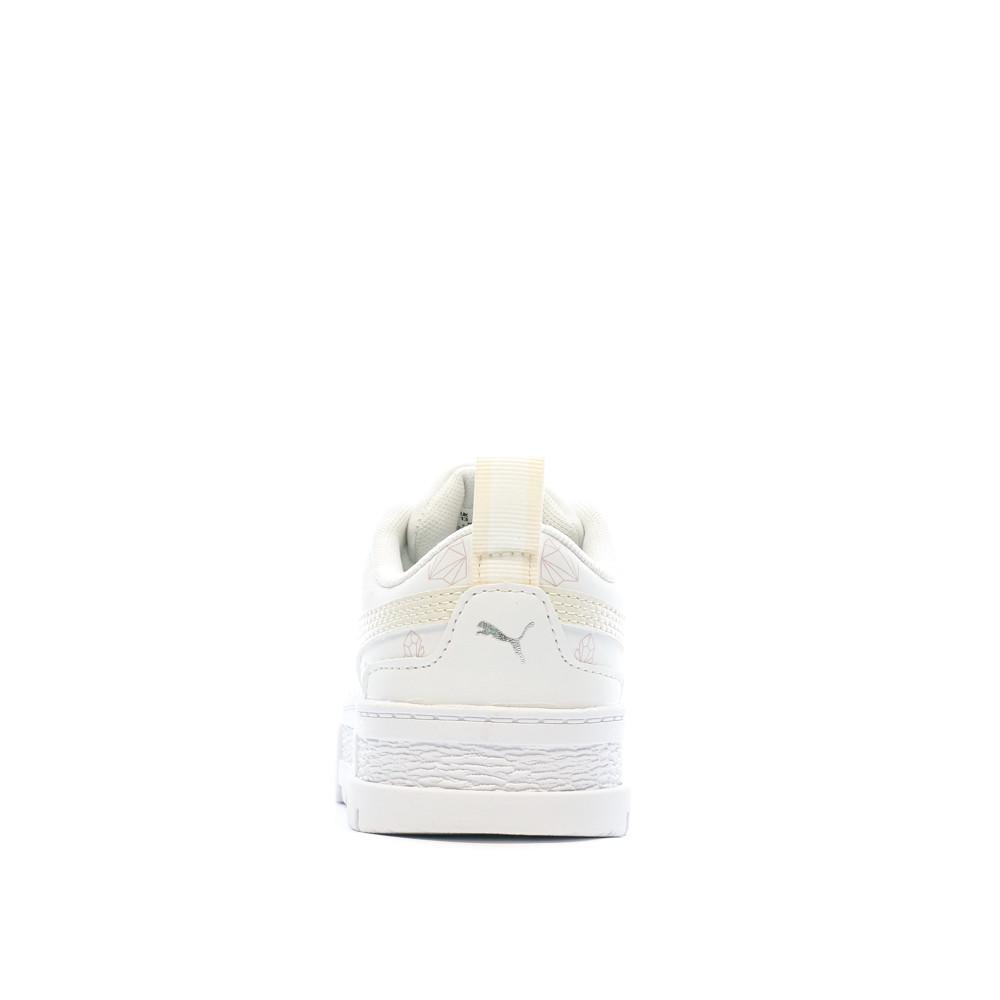Puma Baskets Blanche/Beige Fille Puma Mayze