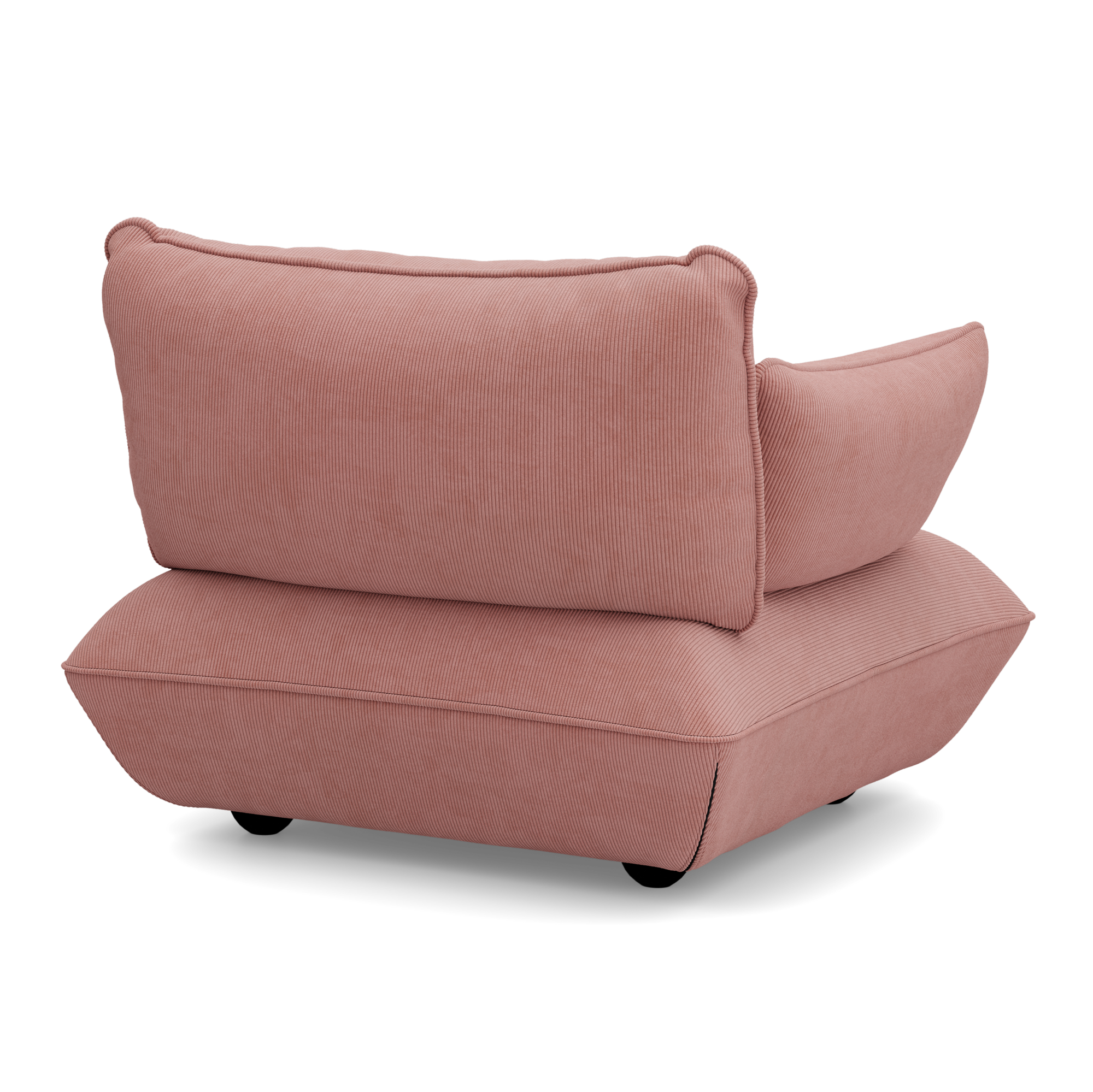 Fauteuil Sumo loveseat cord recycled soft pink